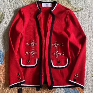 Chassagnard I 90s Y2K I French Knit Wool Blend Cardigan